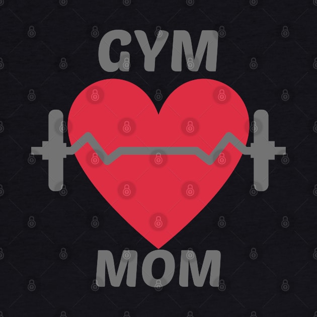 Gym Mom tshirt by Doddle Art